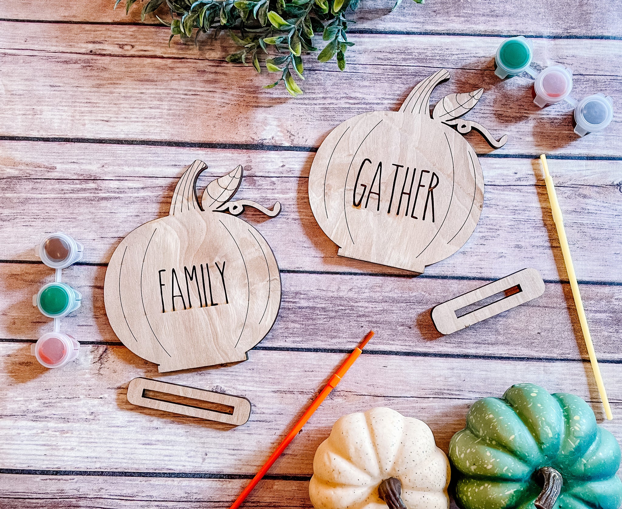 Thanksgiving DIY Paint Kits Pumpkin