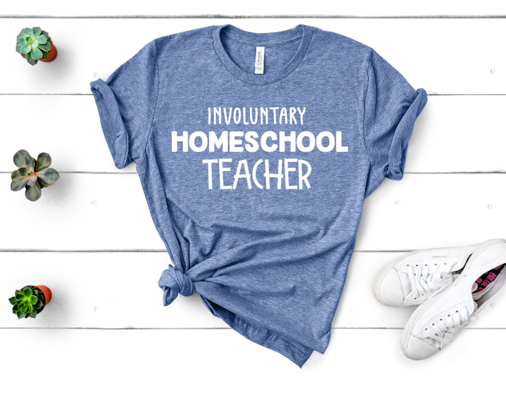 Involuntary Homeschool Teacher Humor Shirt