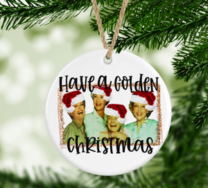 Golden Girls Christmas Ornament