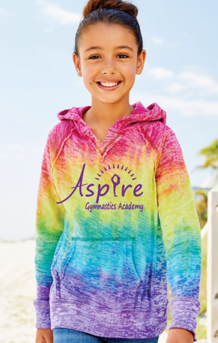 Aspire Rainbow Tie Dyed Sweatshirt