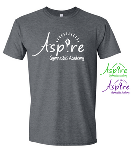 Aspire Logo Dark Gray Boxy T shirt