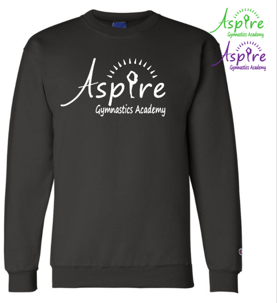 Aspire Logo Champion Brand Crewneck Sweatshirt Personalize for FREE!