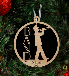 Personalized Marching Band Ornament Pick from 6 designs