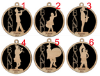 Personalized Marching Band Ornament Pick from 6 designs