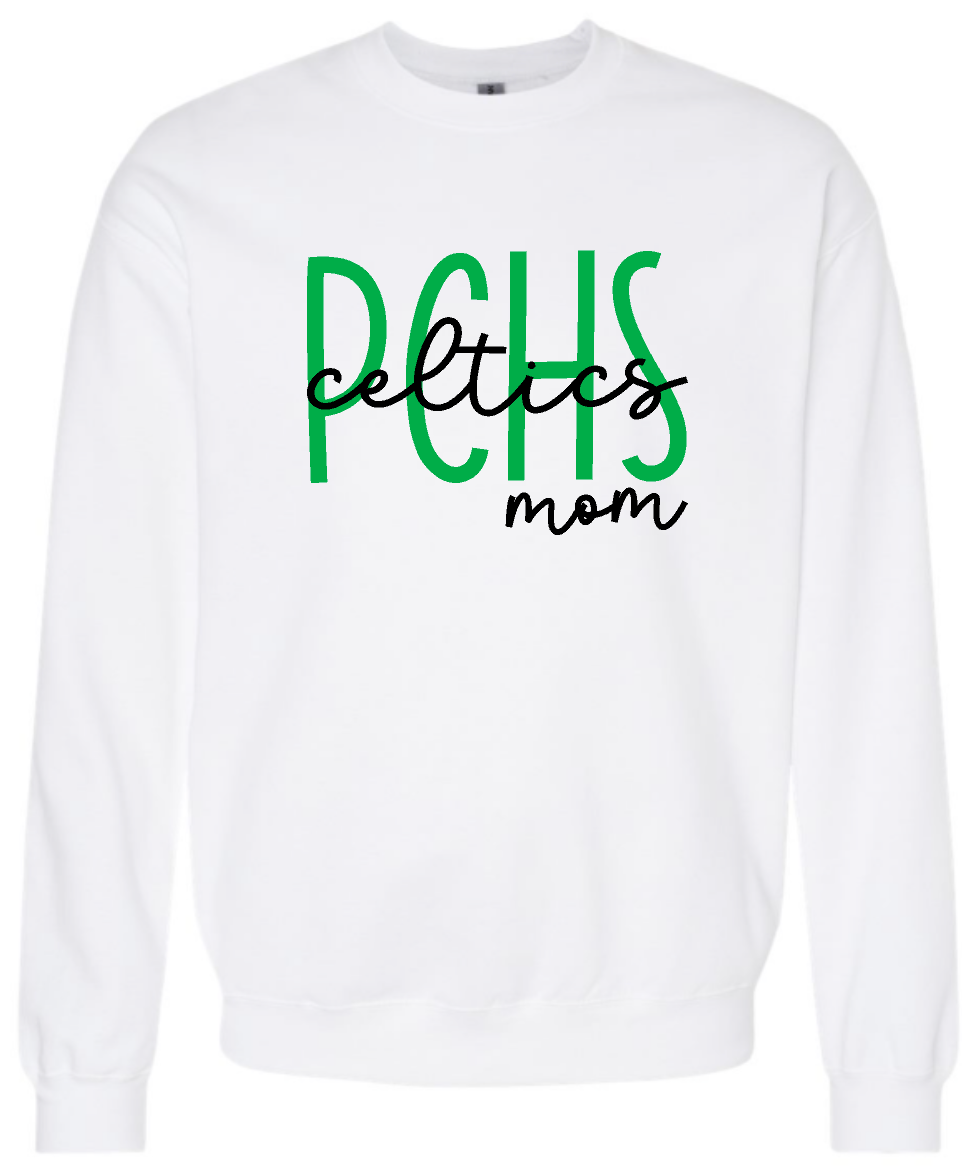 PCHS Mother's Club crewneck sweatshirt Design 1- 3 colors