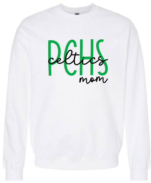 PCHS Mother's Club crewneck sweatshirt Design 1- 3 colors