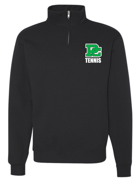 PCHS Tennis Quarter Zip Embroidered Logo Sweatshirt