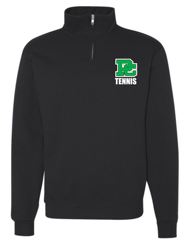 PCHS Tennis Quarter Zip Embroidered Logo Sweatshirt