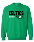 PCHS Tennis Personalized Logo Crew Neck Green Sweatshirt
