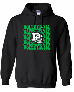 PCHS Volleyball Mom or other fan Personalized Sweatshirt Hooded