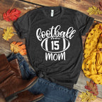 Custom Football Mom Number shirt