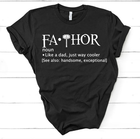 Fa-THOR Father's Day Super Hero Shirt
