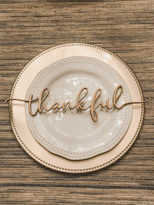 Thanksgiving wood plate sayings