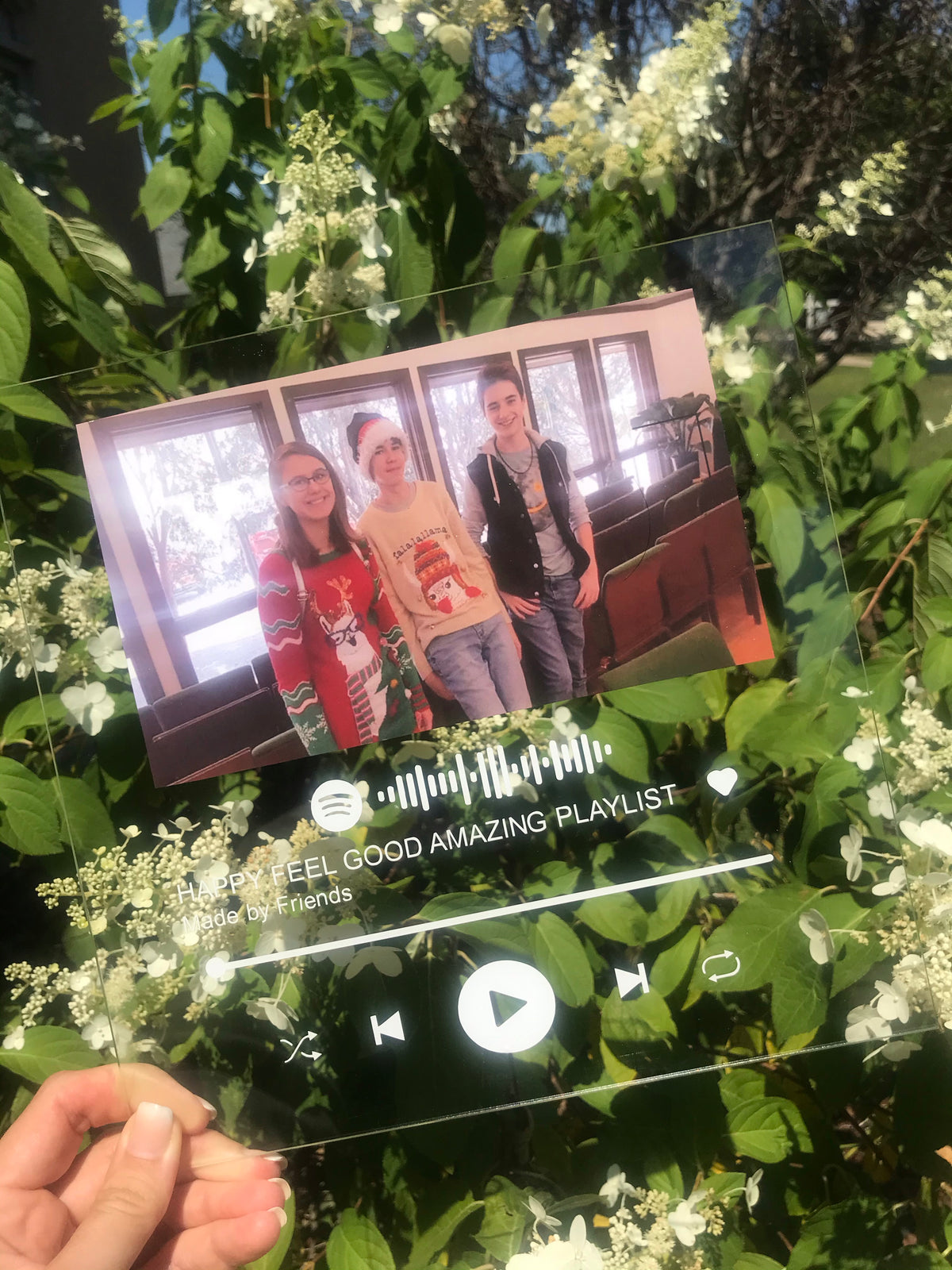 Spotify Album Cover with Code Acrylic Personalized Gift
