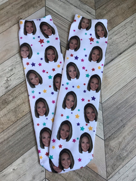 Put your face on socks!