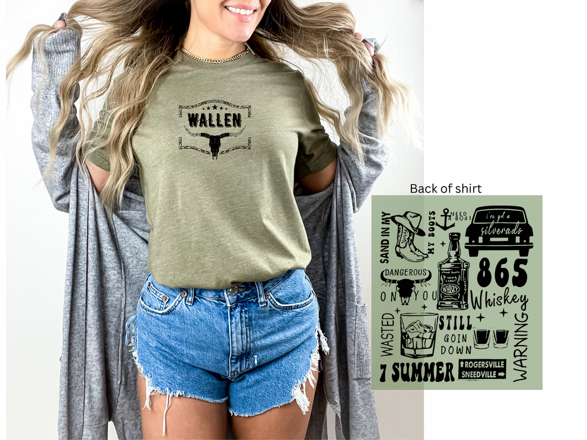 Wallen Army Green Ready to Ship Medium Shirts Sugar Locks