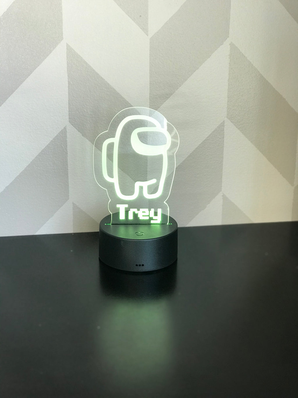 Among Us personalized LED light/nightlight with remote