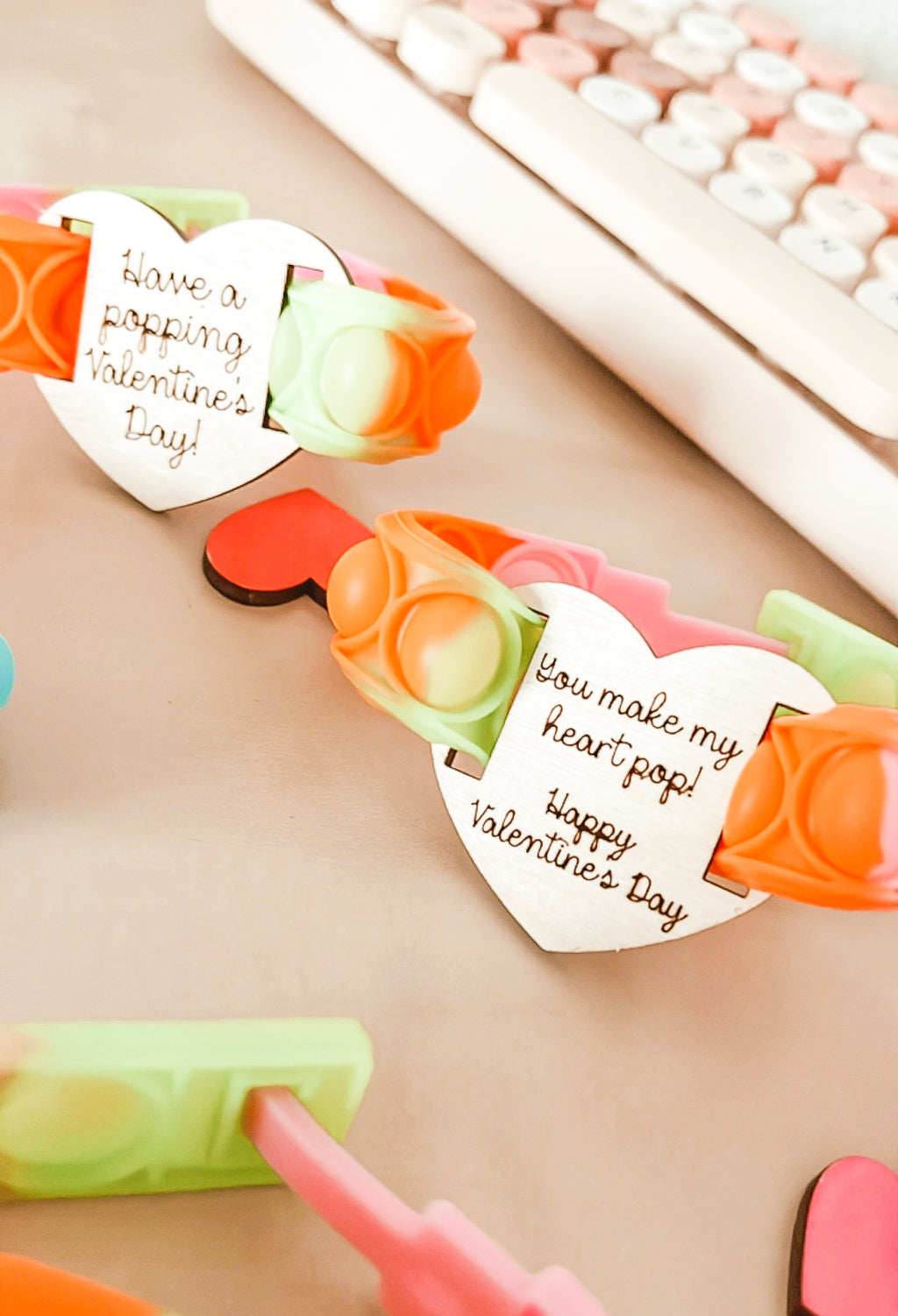 Personalized Popping Valentines Cards Classroom Gifts