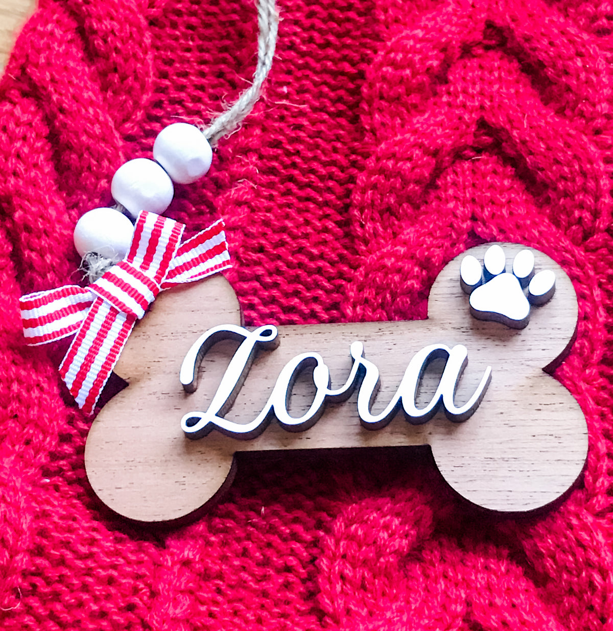 Personalized Wood Stocking Tags