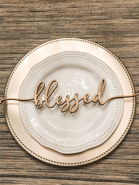 Thanksgiving wood plate sayings