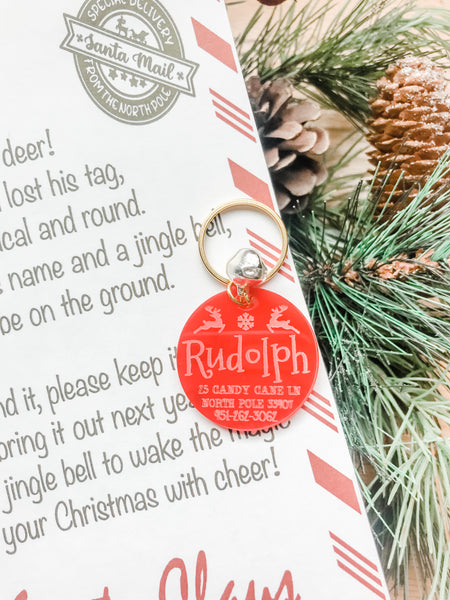 Rudolph’s lost tag with letter