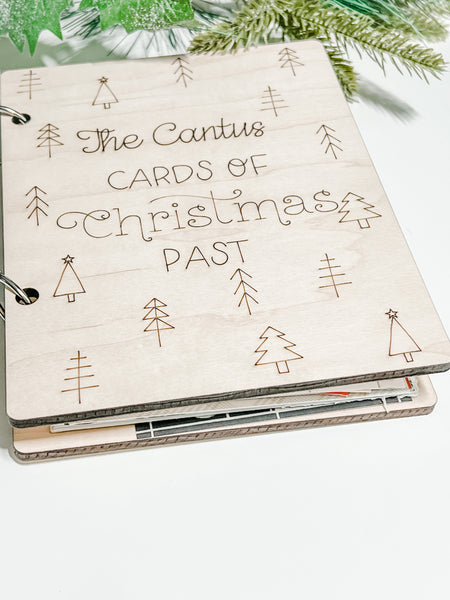 Cards of Christmas Past Personalized Book