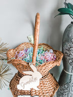 Personalized Bunny Easter basket tags