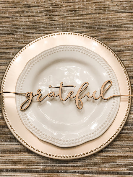 Thanksgiving wood plate sayings