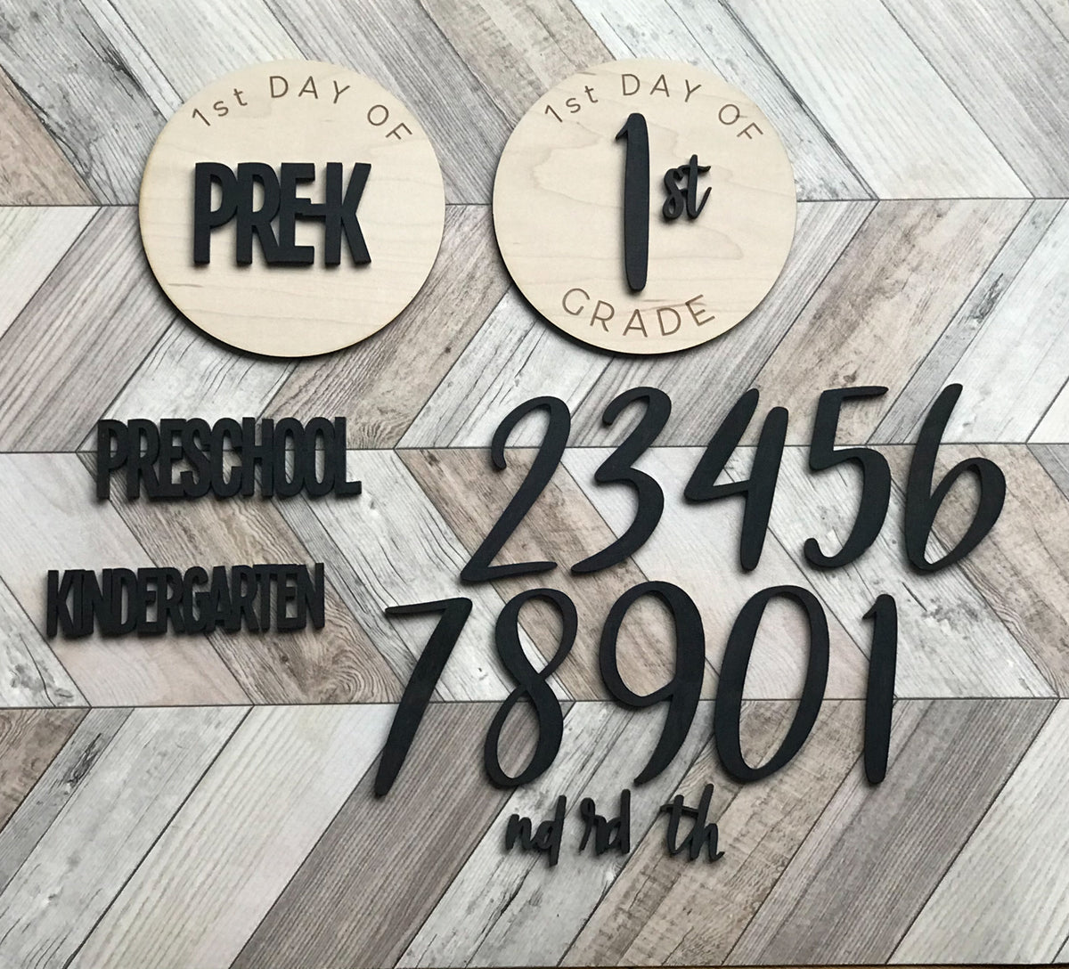 Baby to School Age Milestone Set