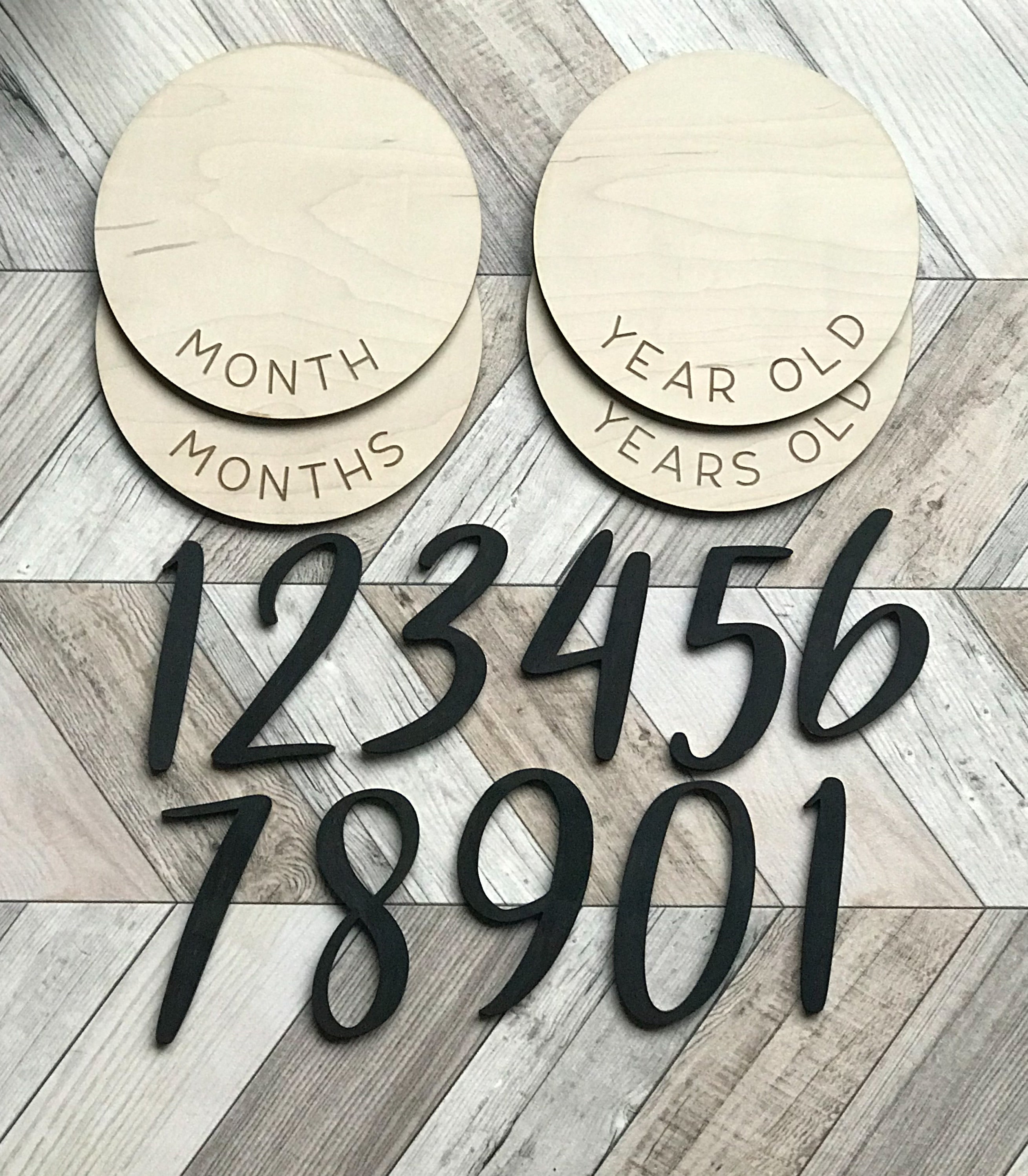 Baby to School Age Milestone Set