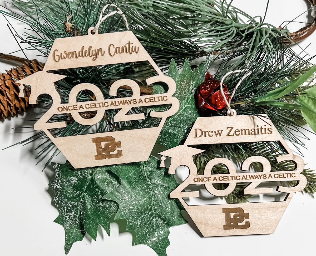 PC Graduation ornament Sugar Locks