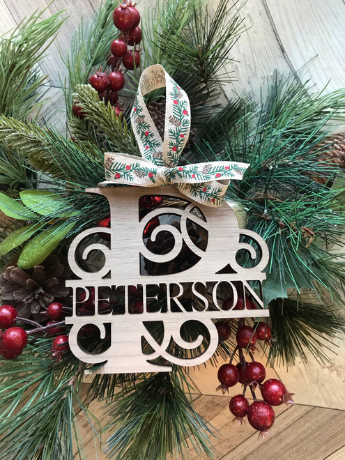 Monogram Ornaments