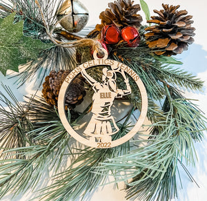 Custom Wood Ornament Boys/Girls Tennis Design for Providence Celtics