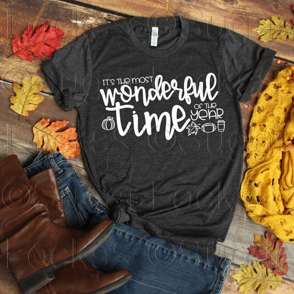 It's the most wonderful time of the year Custom Fall shirt