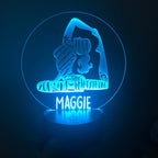 Gymnast Light Up Acrylic Sign