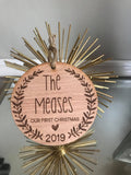 Our 1st Christmas Ornament