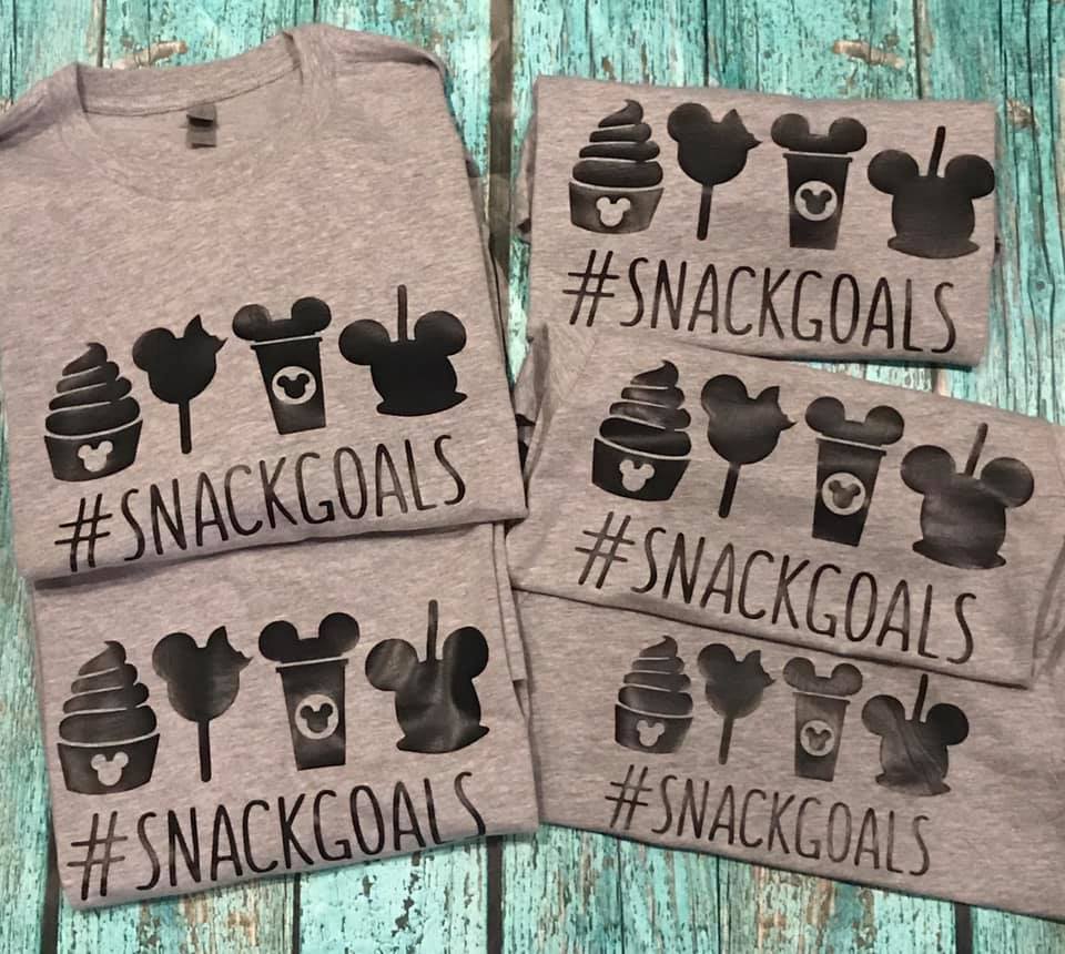 Snack Goals Disney Vacation Shirt